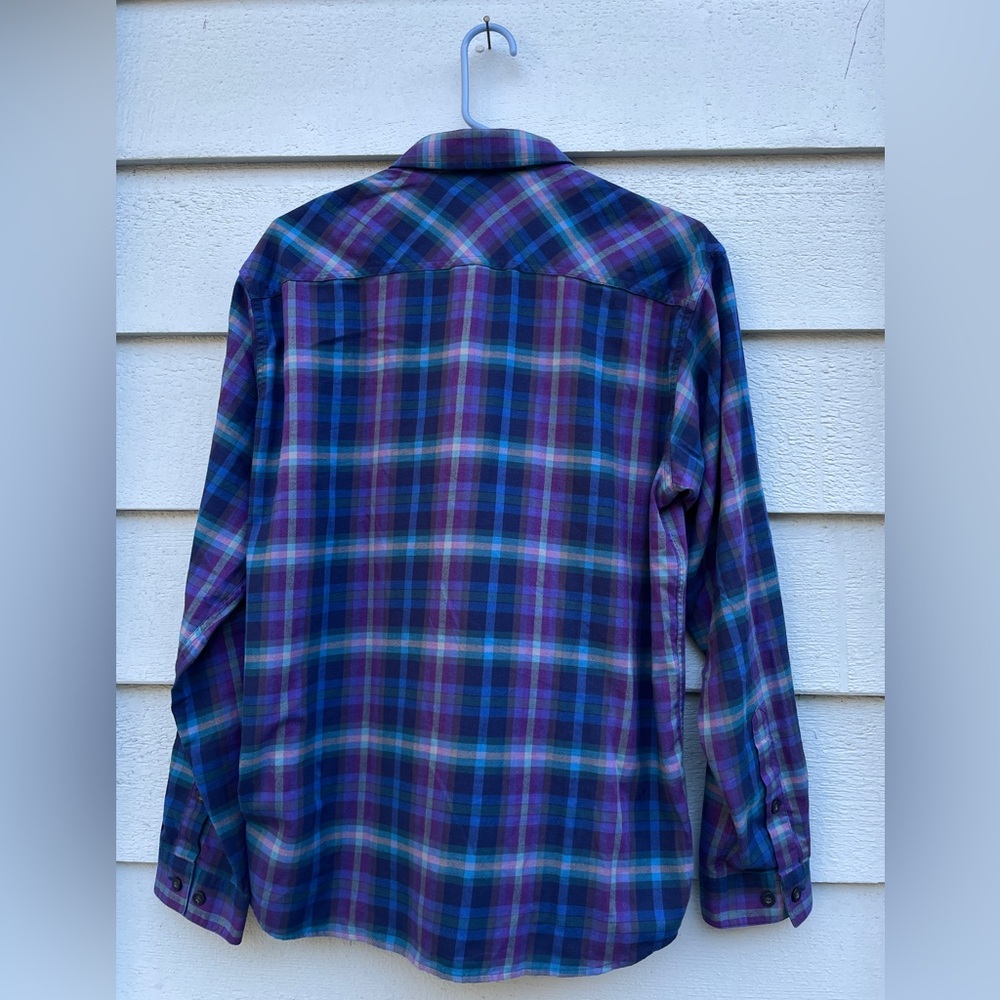 Patagonia Plaid Shirt, Men’s Size Medium, Cotton/Polyester Blend - Picture 3 of 4